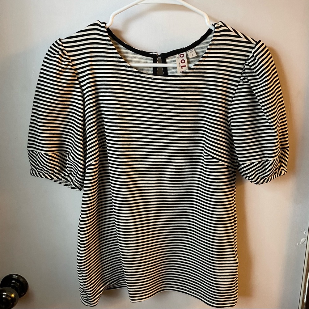 Anthropologie stripe top XS